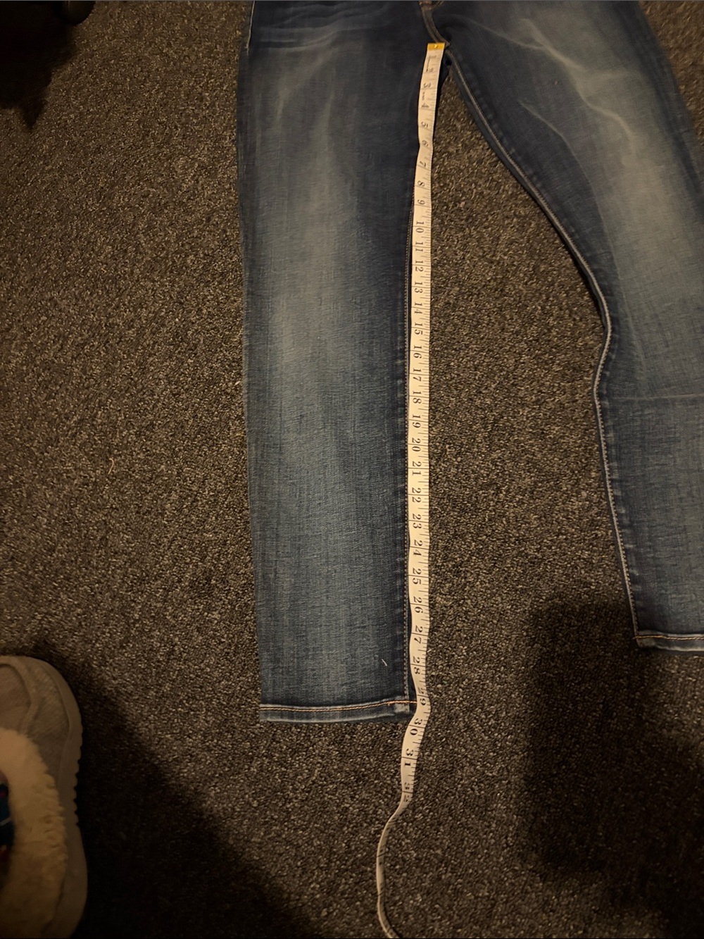 For All Mankind Gwenevere Super Skinny Jeans Medium Wash Stretch Size 32 - Picture 6 of 7